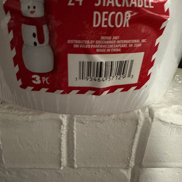 24” Stackable Snowman - Picture 2 of 2